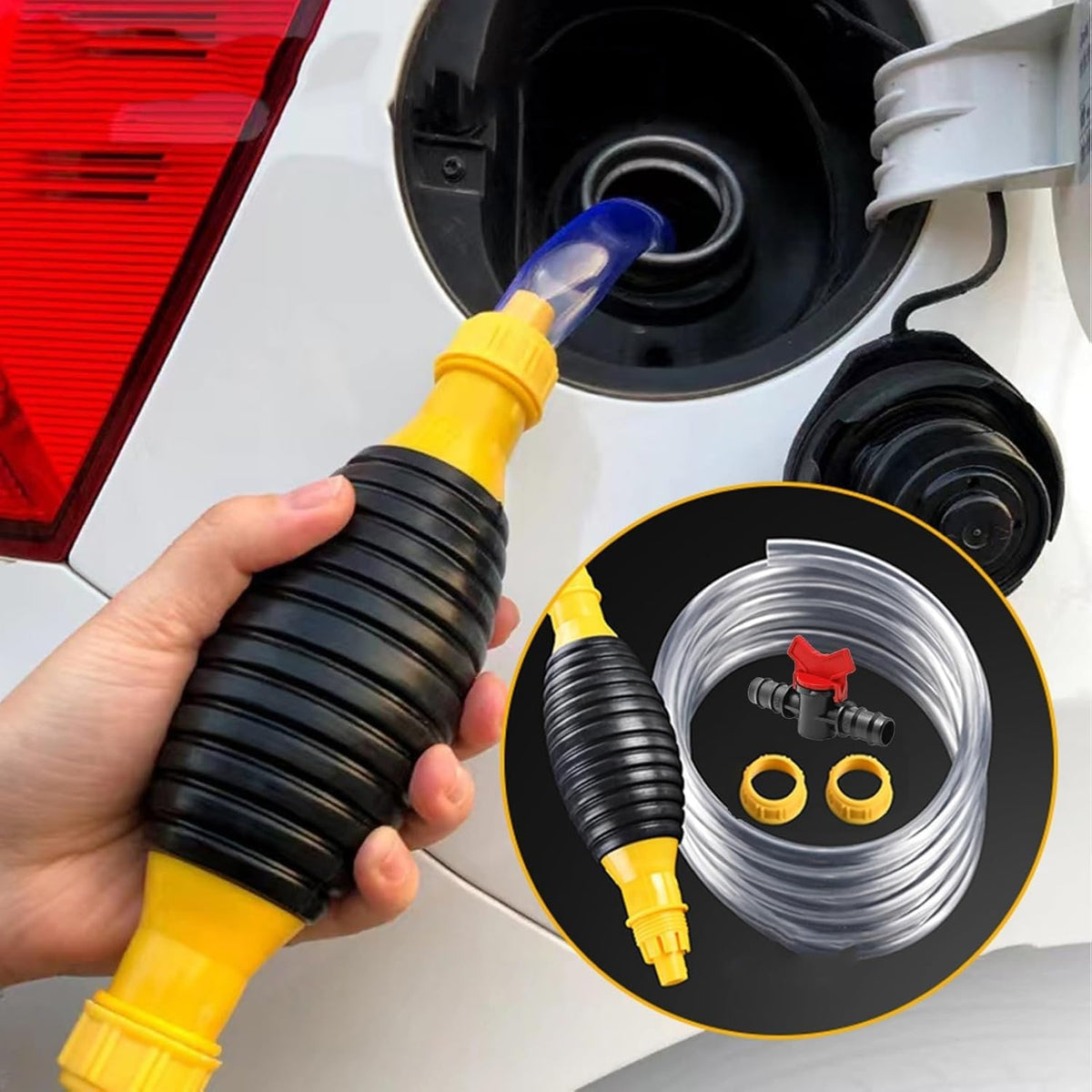 مضخة السوائل بتسحب من تنك العربية